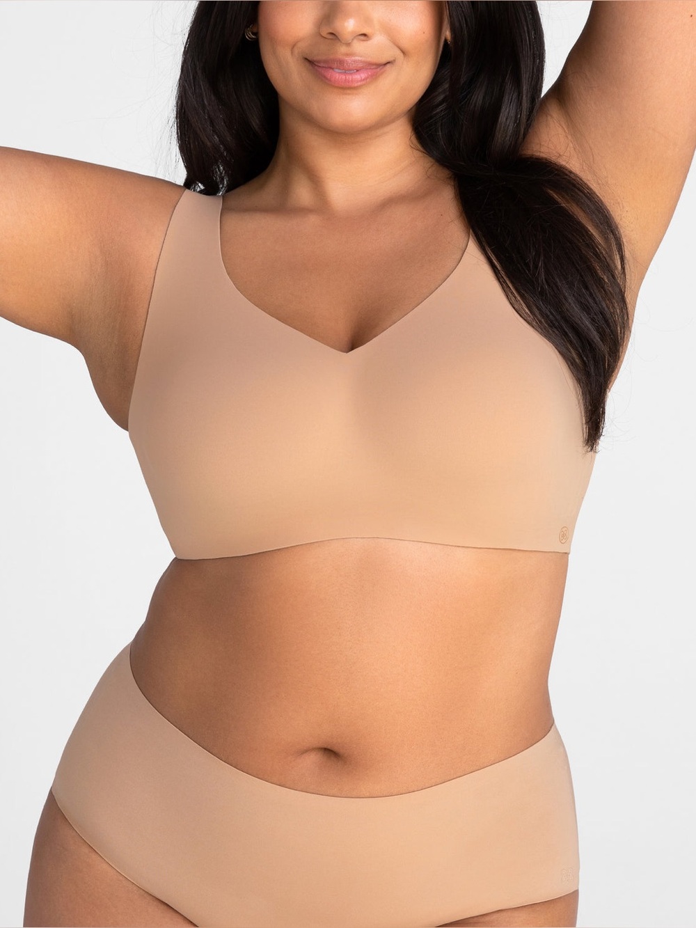 Honeylove SoftForm Pullover Bra / Sand tan size X-L in EUC